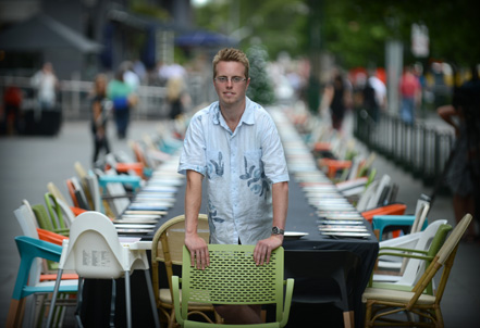 Image of a client in the city