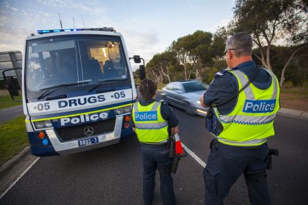 Police drug test 