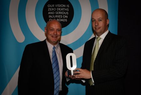 McColls Transport with the Safe People award for the company’s Safety First initiative
