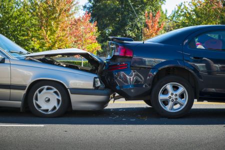 rear-end car crash