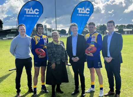 Supporting local football netball clubs to end road trauma