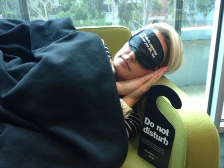 having a nap before driving