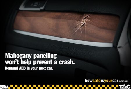 Mahogony wont help prevent a crash. Demand AEB in your next car