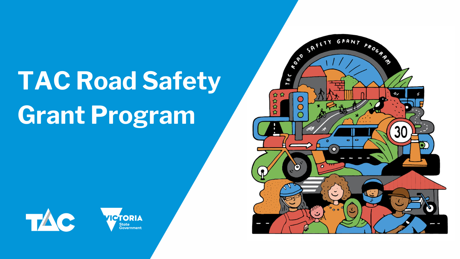 Logo for Road Safety Grant Program