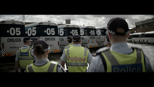 A Row of booze buses